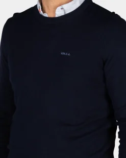 NZA New Zealand Auckland Navy trui met ronde hals