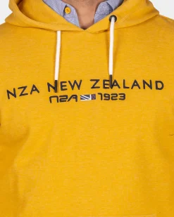 NZA New Zealand Auckland Okergele hoodie met logo -