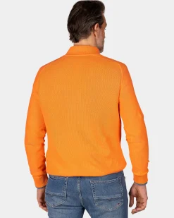 NZA New Zealand Auckland Oranje basis pullover met halve rits