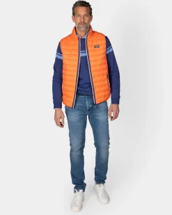 NZA New Zealand Auckland Oranje bodywarmer