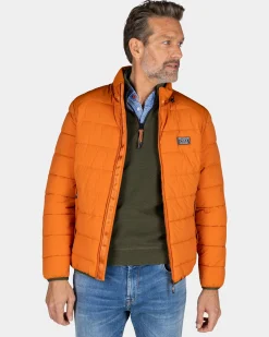 NZA New Zealand Auckland Oranje gewatteerde jas -