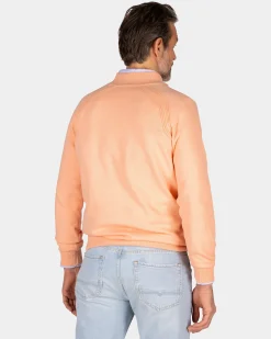 NZA New Zealand Auckland Oranje trui met halve rits