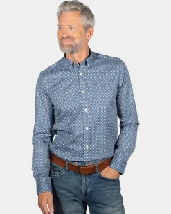 NZA New Zealand Auckland Overhemd met lange mouwen en print Rotootuaura -