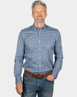 NZA New Zealand Auckland Overhemd met lange mouwen en print Rotootuaura -