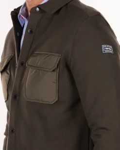 NZA New Zealand Auckland Overshirt van katoen fleece -