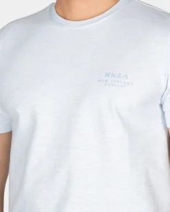 NZA New Zealand Auckland Pastelblauw t-shirt met elastaan
