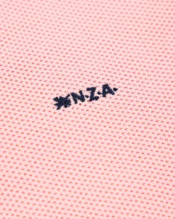 NZA New Zealand Auckland Pastelroze basis pullover met halve rits