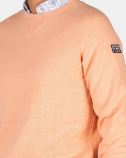 NZA New Zealand Auckland Perzikkleurige trui met ronde hals