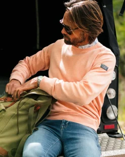 NZA New Zealand Auckland Perzikkleurige trui met ronde hals