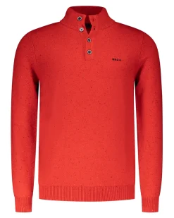 NZA New Zealand Auckland Rode trui met knoopssluiting -