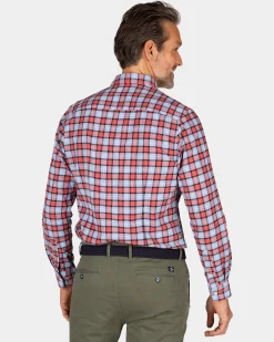 NZA New Zealand Auckland Rood en blauw geruit overhemd -