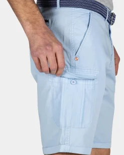 NZA New Zealand Auckland Stoere lichtblauwe katoenen cargo short