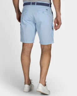 NZA New Zealand Auckland Stoere lichtblauwe katoenen cargo short