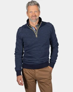 NZA New Zealand Auckland Sweater met halve rits Travers -