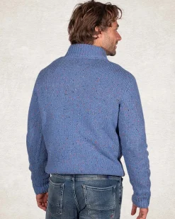 NZA New Zealand Auckland Trui met halve knooppsluiting van wolmix -