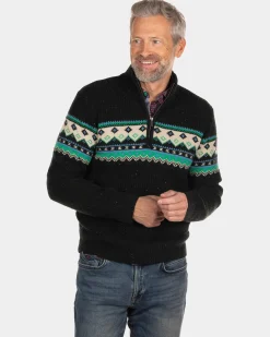 NZA New Zealand Auckland Trui met halve rits Aranga -