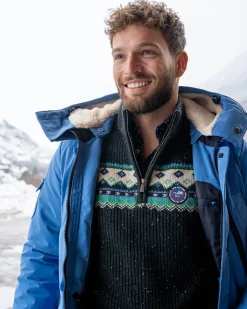 NZA New Zealand Auckland Trui met halve rits Aranga -