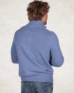 NZA New Zealand Auckland Trui met halve rits van wol mix -