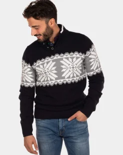 NZA New Zealand Auckland Trui met knopen Oromahoe -