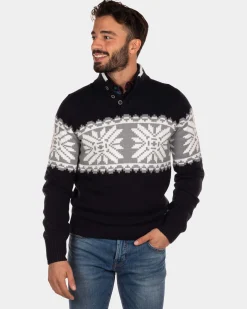 NZA New Zealand Auckland Trui met knopen Oromahoe -