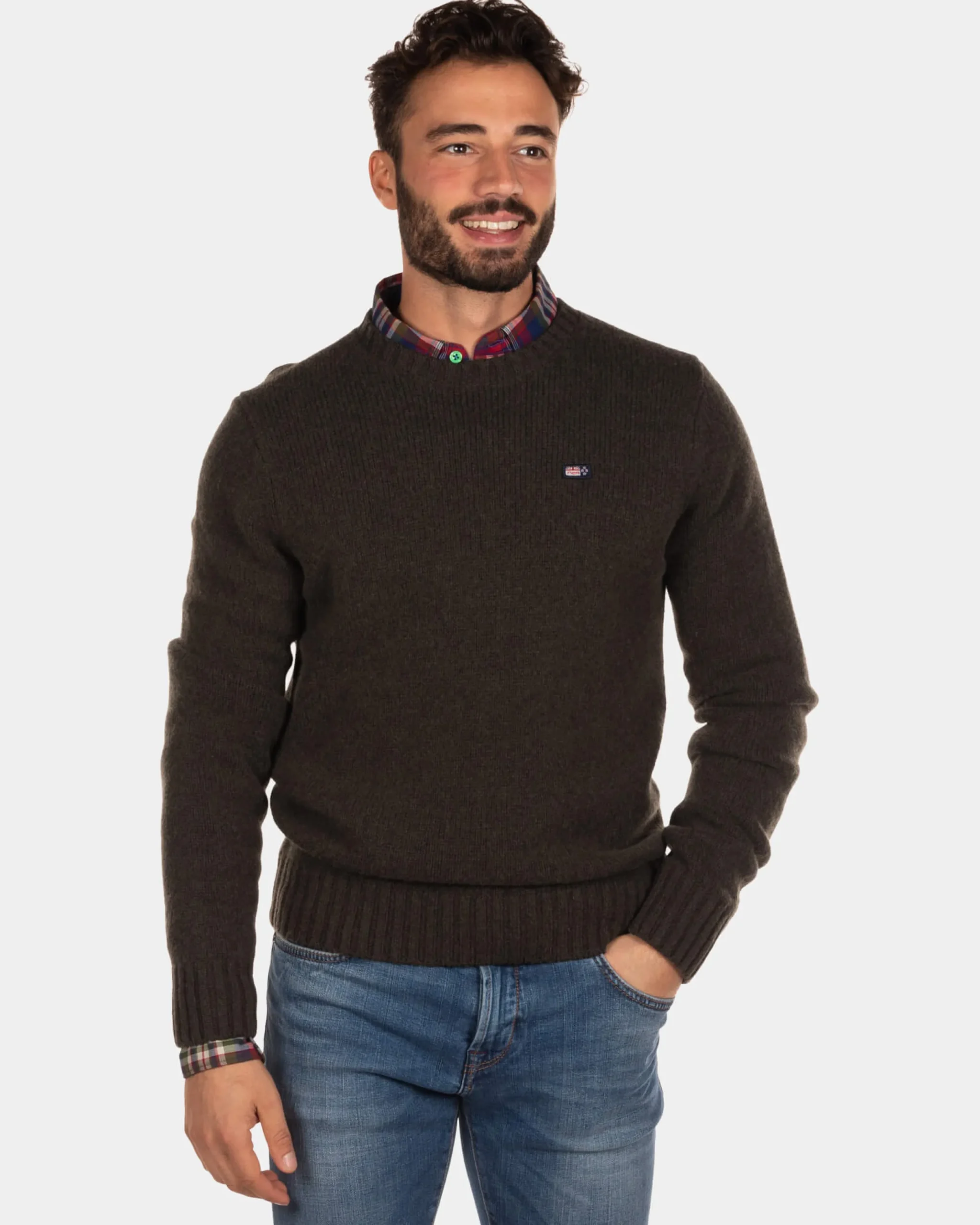 NZA New Zealand Auckland Trui met ronde hals Stag -