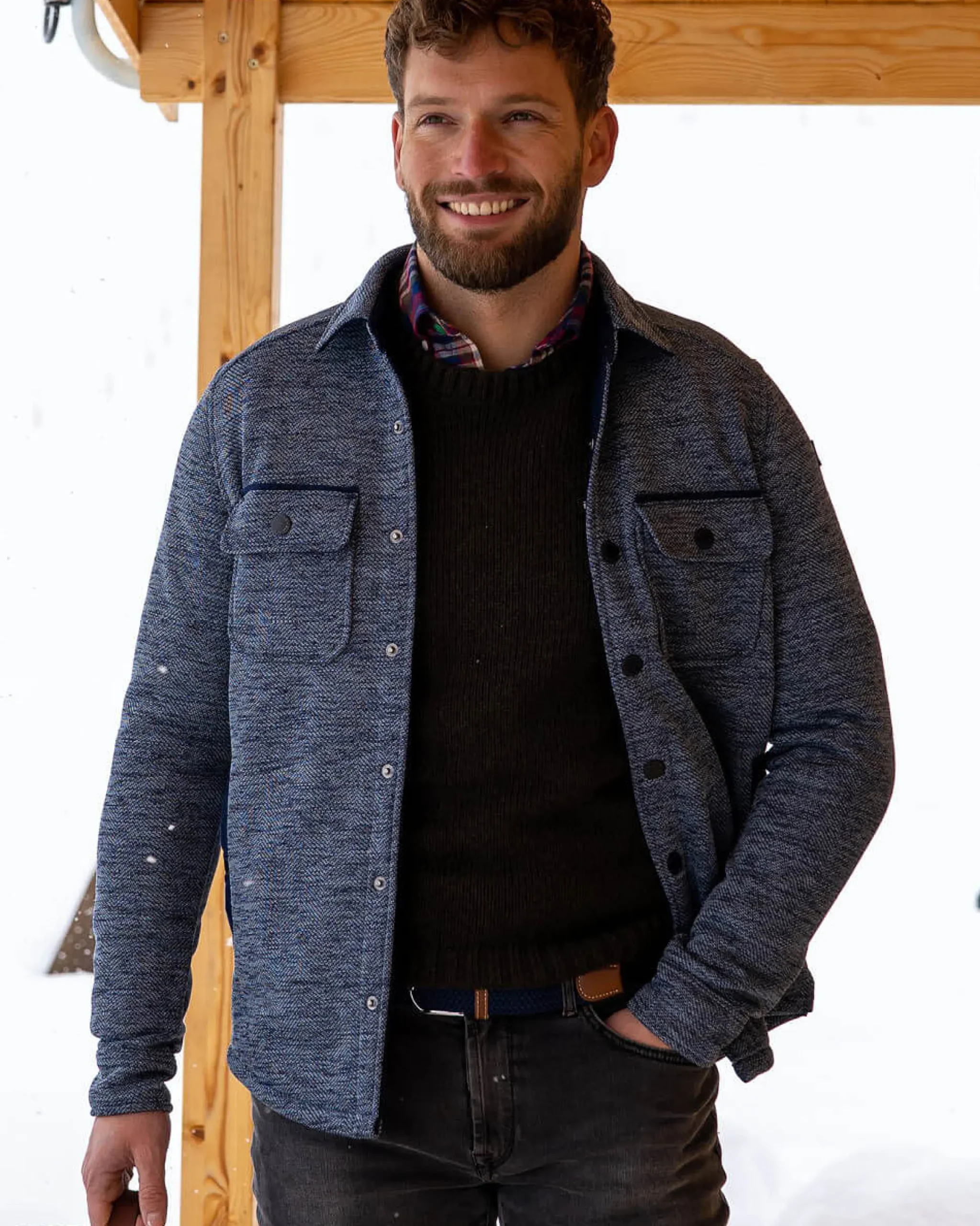 NZA New Zealand Auckland Trui met ronde hals Stag -