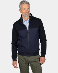 NZA New Zealand Auckland Warm donkerblauw vest Ariels Tarn -