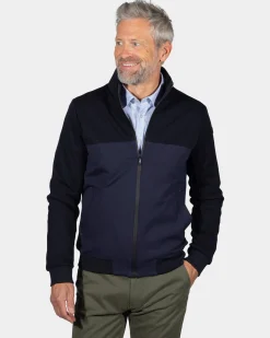 NZA New Zealand Auckland Warm donkerblauw vest Ariels Tarn -