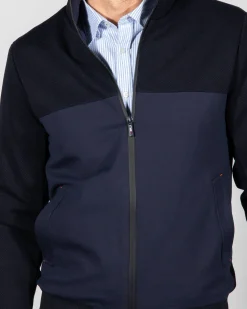 NZA New Zealand Auckland Warm donkerblauw vest Ariels Tarn -