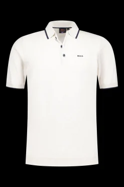 NZA New Zealand Auckland Witte jersey polo -
